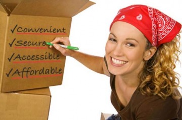 girl packing